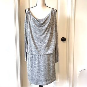 NWT WHBM Cold Shoulder Blouson Dress—SZ. Medium